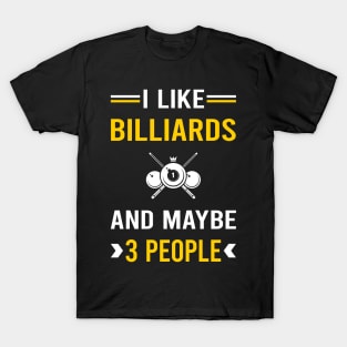 3 People Billiards T-Shirt